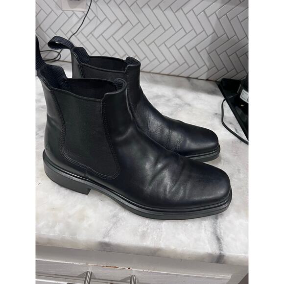 ECCO Helsinki 2 Chelsea Boots Men’s Black Leather Ankle Slip-On EU 43 US 9-9.5 main image 6
